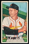 1952 Bowman Baseball- #30 Red Schoendienst, Cardinals