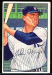 1952 Bowman Baseball- #145 Johnny Mize, Yankees