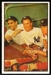 1953 Bowman Color Baseball- #44 Bauer/ Berra/ Mantle