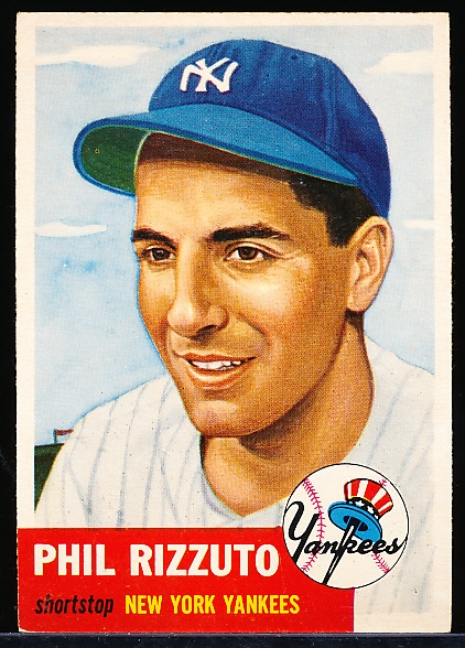 1953 Topps Baseball- #114 Phil Rizzuto, Yankees