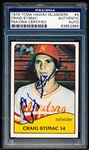 Autographed 1979 TCMA Hawaii Islanders Baseball- #4 Craig Stimac- PSA/DNA Authentic Auto