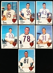 1961 Fleer Fb- 7 Diff Chicago Bears