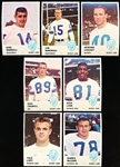 1961 Fleer Fb- 7 Diff Detroit Lions