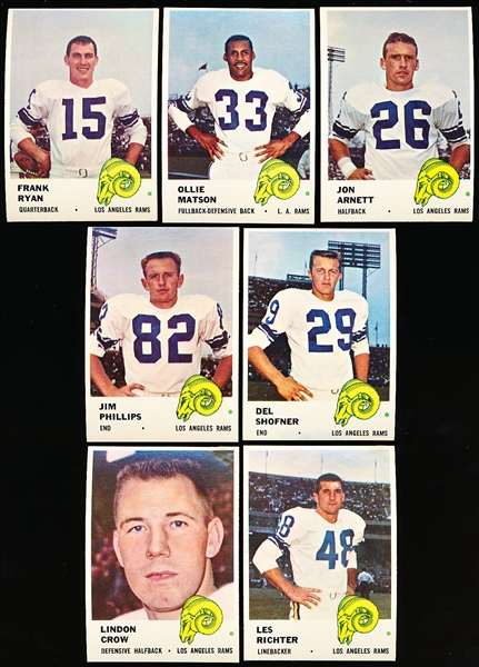 1961 Fleer Fb- 8 Diff Rams