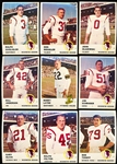 1961 Fleer Fb- 7 Diff Redskins