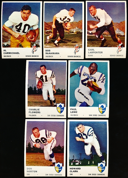 1961 Fleer Fb- 7 Diff