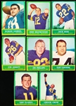 1963 Topps Fb- 11 Diff Los Angeles Rams