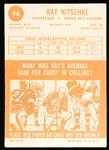 1963 Topps Fb- #96 Ray Nitschke RC, Packers