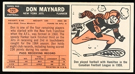1965 Topps Football- #121 Don Maynard, Jets