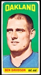 1965 Topps Football- #137 Ben Davidson, Raiders- RC SP
