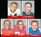 1968 Topps Stand Up Fb- 5 Diff