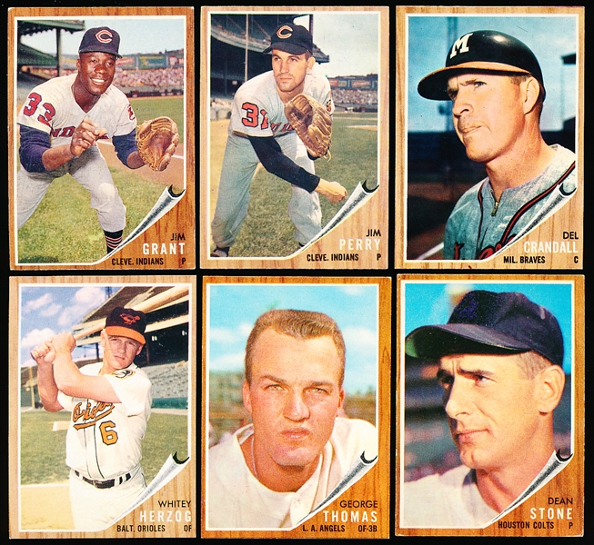 1962 Topps Bb- 25 Diff