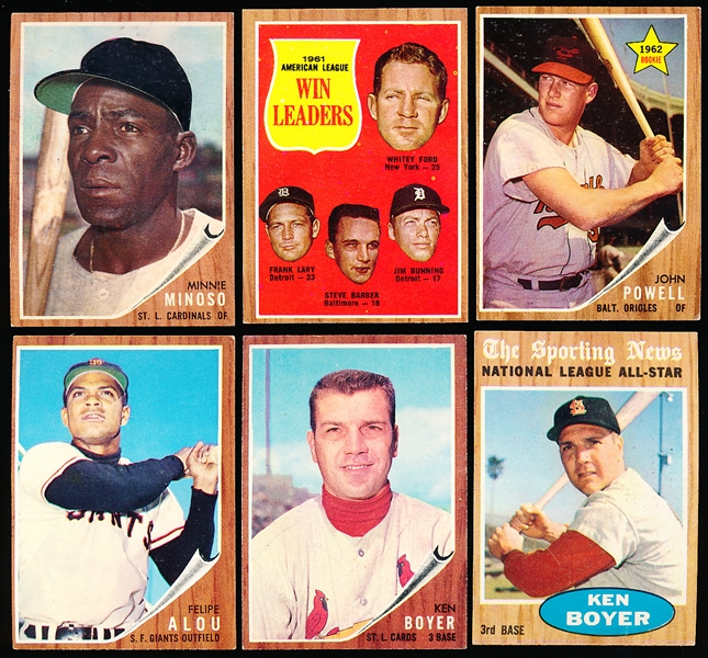 1962 Topps Bb- 20 Diff