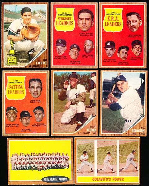 1962 Topps Bb- 40 Asst