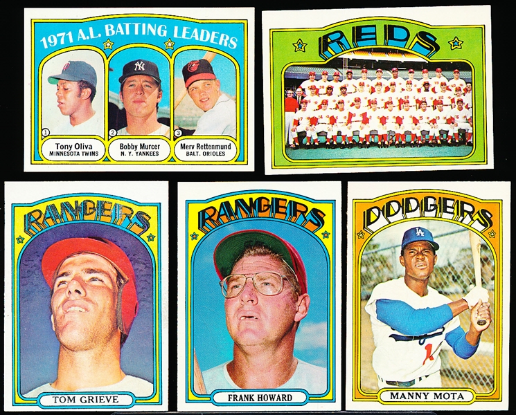 1972 Topps Bb- 25 Diff