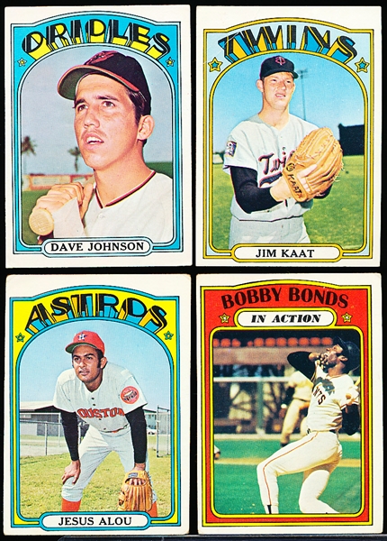 1972 Topps Bb- 20 Diff Hi#s
