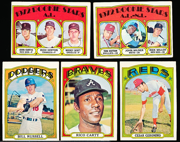 1972 Topps Bb- 20 Diff Hi#s