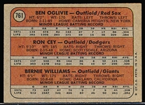 1972 Topps Bb- #761 Cey/ Oglivie Hi#