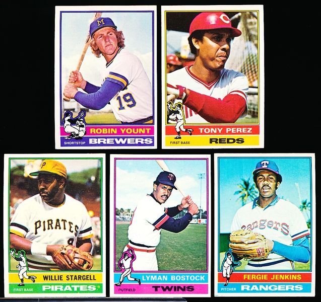 1976 Topps Bb- 80 Diff- # between #233 and #329