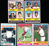 1976 Topps Bb- 105 Diff- # between #543 and #660