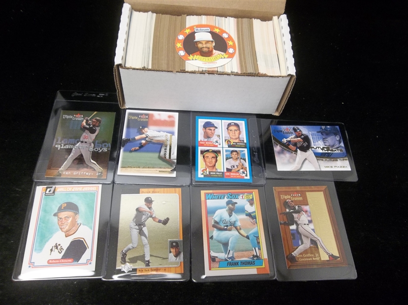 Baseball Star Card Lot- 350 Assorted- 1980’s thru 2000’s