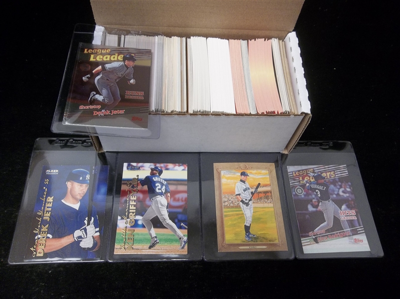 Baseball Star Card Lot- 350 Assorted- 1980’s thru 2000’s