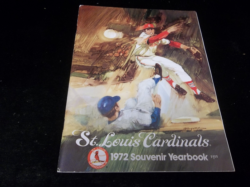 1972 St. Louis Cardinals MLB Yearbook
