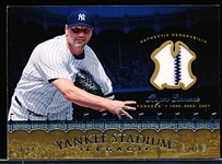 2008 Upper Deck Legacy Bsbl. “Yankee Stadium Legacy Relic” #YSM-CL Roger Clemens, Yankees