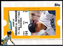 2009 Topps Ticket to Stardom Bsbl. “Ticket Stubs” #TS-85 Ichiro- #77/110!