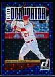 2016 Donruss Bsbl. “Elite Dominator” #ES3 Mike Trout- #182/999.