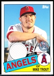 2020 Topps Bsbl. “1985 Topps Baseball Relic” #85R-MT Mike Trout