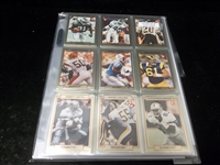 1990 Action Packed Update Ftbl.- 1 Complete Set of 84 Cards in Pages