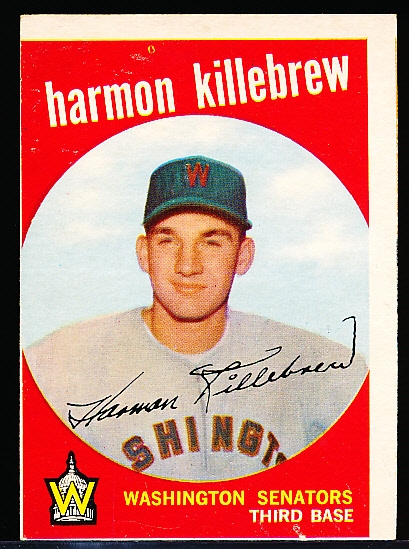 1959 Topps Bb- #515 Harmon Killebrew, Washington- Hi#