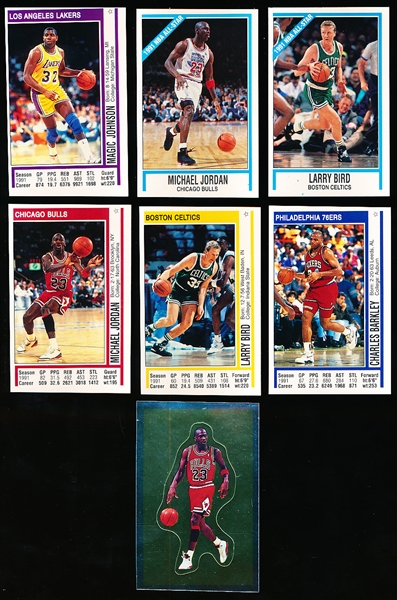 1991-92 Panini Basketball Sticker Complete Set of 192