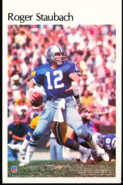 1981 Marketcom Mini-Posters Ftbl.- 8 Asst. Dallas Cowboys