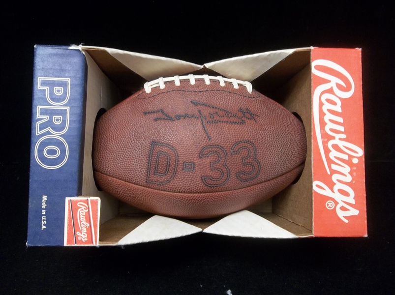 1980’s Rawlings Tony Dorsett Model “D-33” Football in Original Box