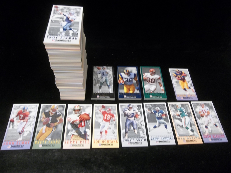 1993 Fleer GameDay Football Complete Set of 480 Cards Plus 3 Diff. Insert Sets!
