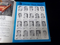 Dec. 31, 1970 Red Wings vs. Blackhawks Scorebook Signed by 12 Players Including Gordie Howe & Bobby Hull!