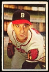 1953 Bowman Color Bb- #99 Warren Spahn, Braves