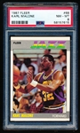 1987-88 Fleer Basketball- #68 Karl Malone, Jazz- PSA Nm-Mt 8