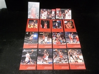 1997 Upper Deck “Jordan Championship Journals” 3-1/2” x 5” Cards- 24 Diff. Plus Three Extra 3-1/2” x 5” Cards!