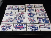 1972 Exhibit Supply Co. “Show Car” Blank-Backed Exhibit Cards- 15 Diff. Plus 4 Diff. Color Variation Doubles