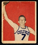 1948 Bowman Basketball- #8 Mel Riebe, Boston Celtics