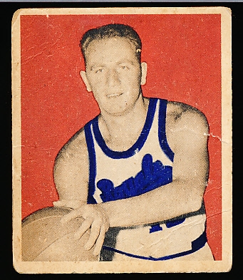 1948 Bowman Basketball- #32 William (Red) Holzman, Rochester Royals