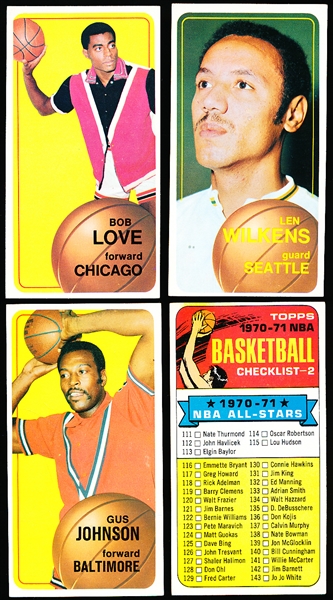 1970-71 Topps Bask- 4 Diff