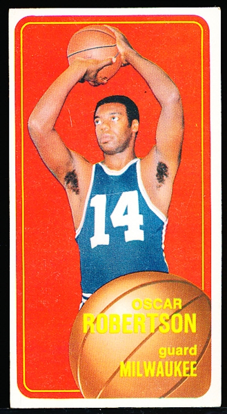 1970-71 Topps Bask- #100 Oscar Robertson, Milwaukee