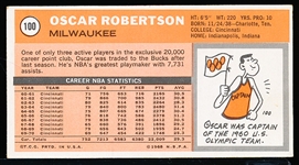 1970-71 Topps Bask- #100 Oscar Robertson, Milwaukee