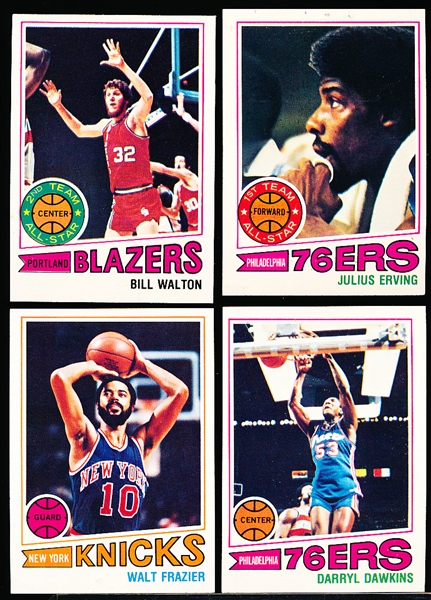 1977-78 Topps Basketball- 12 Cards