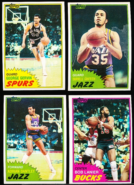 1981-82 Topps Bask- 90 Asst