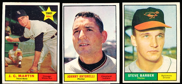 1961 Topps Bb- 20 Diff